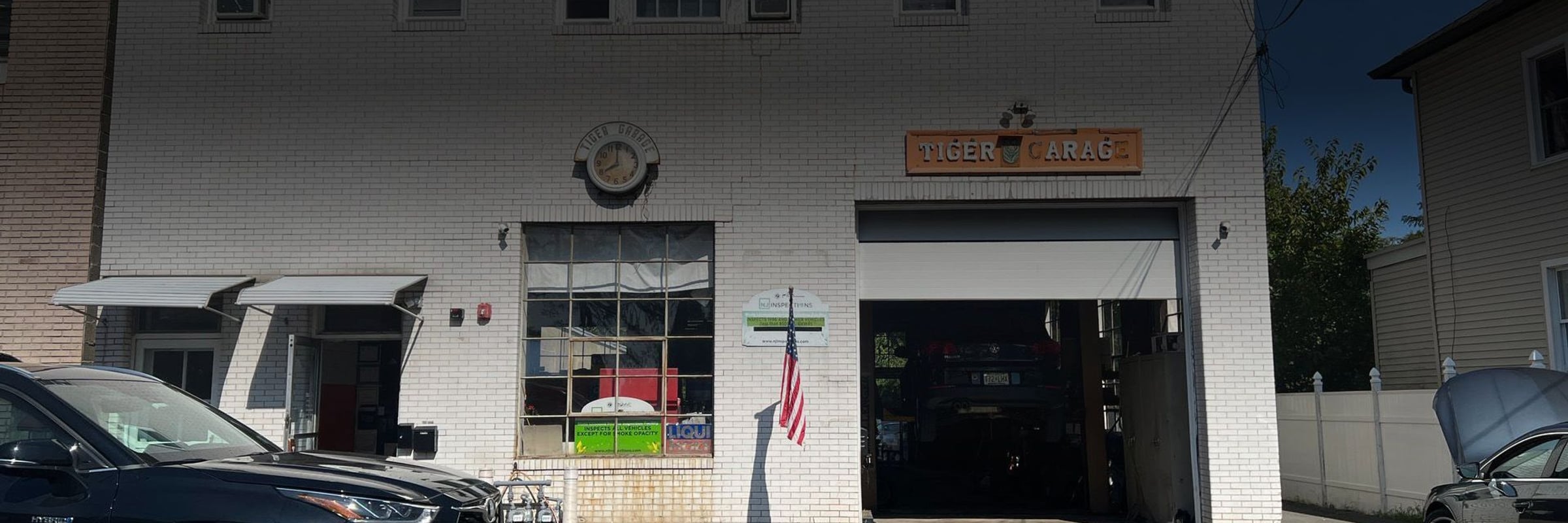 Tiger Garage exterior on Witherspoon Street in Princeton, New Jersey